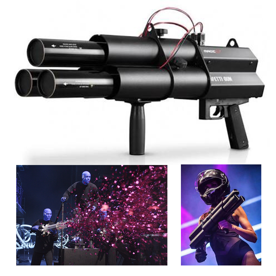 Magicfx confetti gun (draadloos met laser) promo